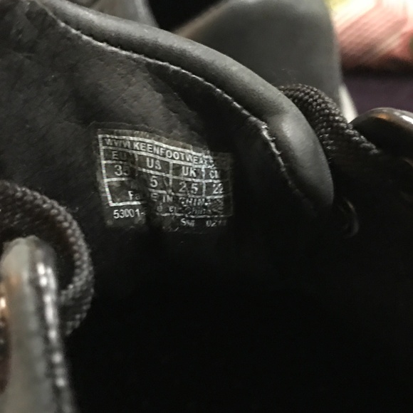 KEEN leather waterproof shoes black hiking - Picture 6 of 6